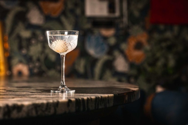 A cocktail in a Hudson Valley bar