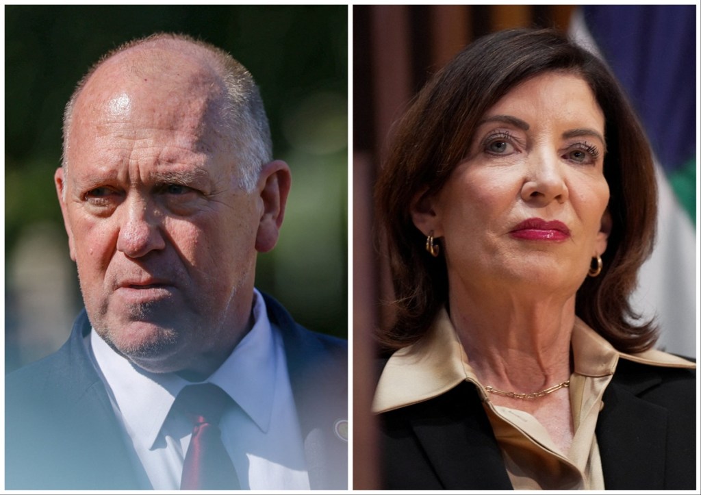 White House Border Czar Tom Homan and New York Gov. Kathy Hochul have been at odds over ICE in the Hudson Valley