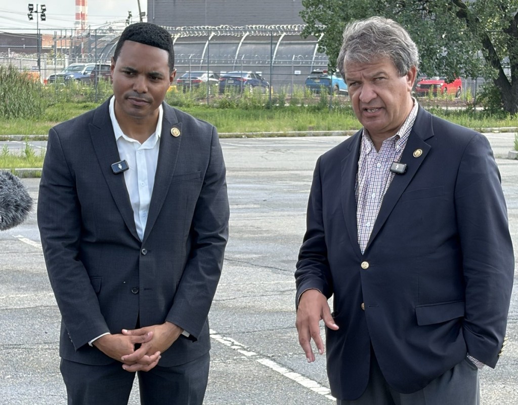 George Latimer with Ritchie Torres